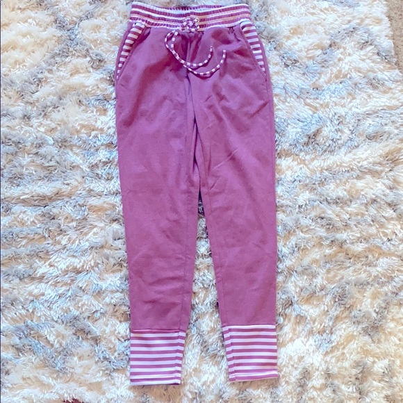Pink sweatpants with stripes detail - Picture 1 of 1